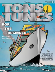 TONS OF TUNES-TRUMPET BEGINNER-BK/CD cover